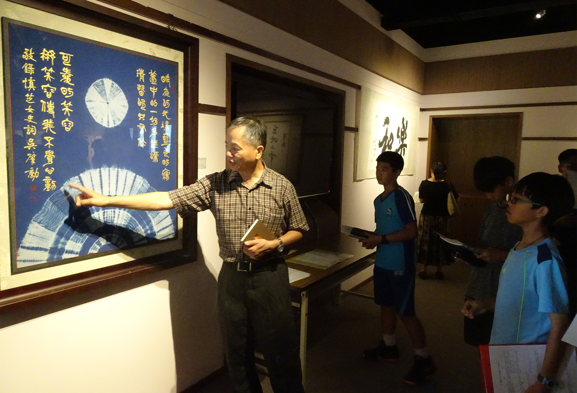 (美術課) 藝術人文中心展覽-吳肇勳書法展